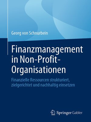 cover image of Finanzmanagement in Non-Profit-Organisationen
